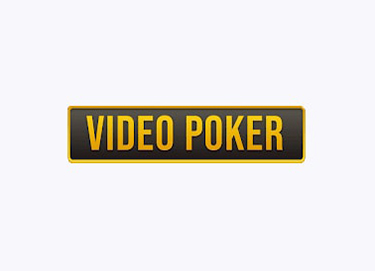 Video poker logo.