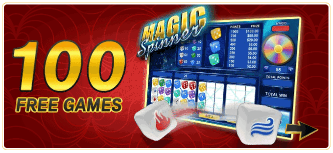 100 casino games.