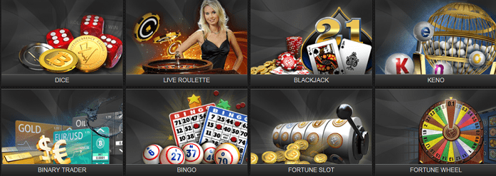 Fortune Jack casino slot games.